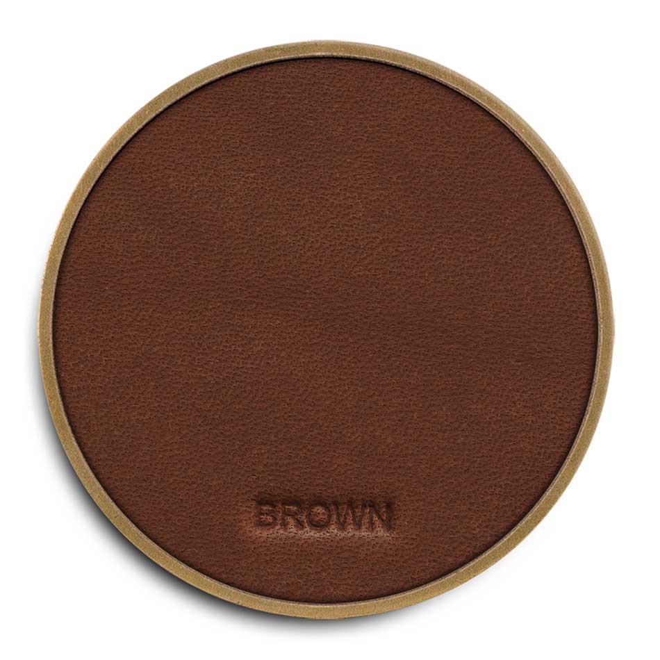 BROWN LEATHER