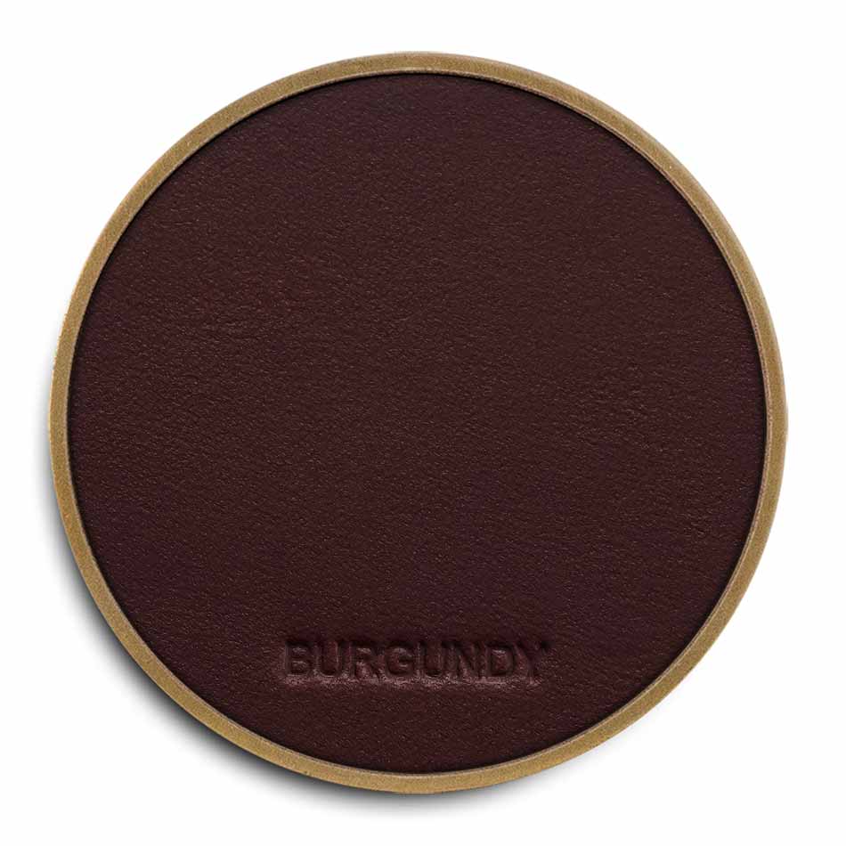 BURGUNDY LEATHER